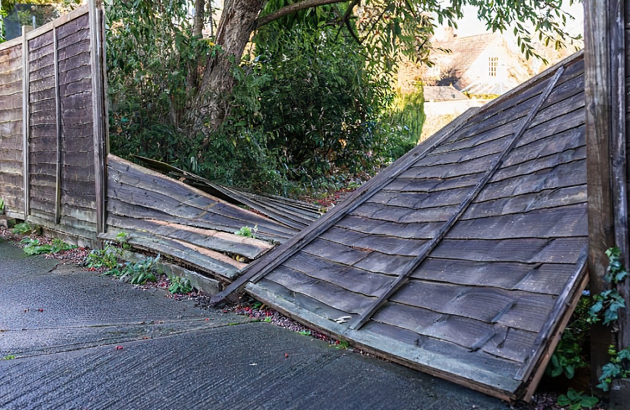MY FENCE HAS BLOWN DOWN – WHAT SHOULD I DO?